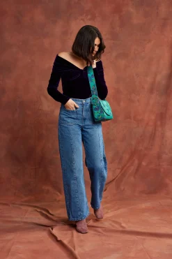 SAC GINA FLEURS DAMASSÉ