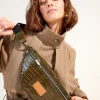 SAC GLORIA CUIR EFFET CROCO