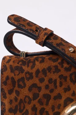 SAC JOHN CUIR LEOPARD