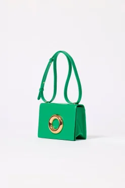 SAC JOHN CUIR SUPER GREEN