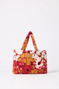 SAC MOUMOUTE FLEURS ORANGE