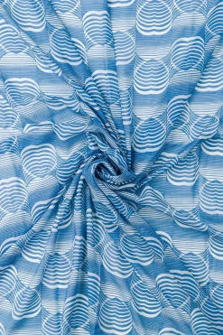 TISSU COEURS BLEUS