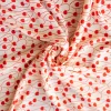 TISSU ECRU CERISES
