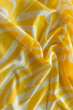 TISSU TRIPPY JAUNE