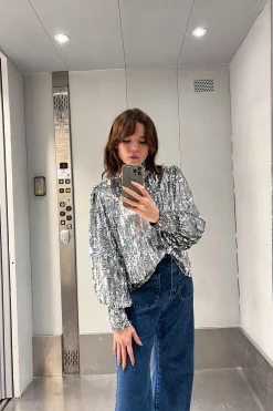TOP NOAH SEQUINS DISCO