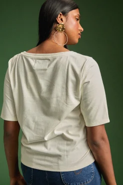 T-SHIRT RAPH ECRU