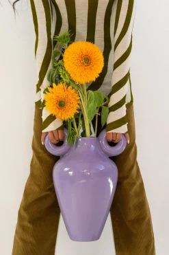 VASE GEORGES LILAS