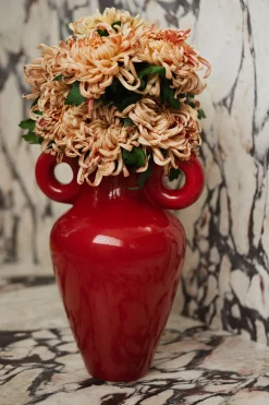 VASE GEORGES ROUGE