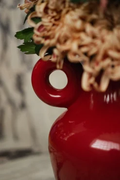VASE GEORGES ROUGE