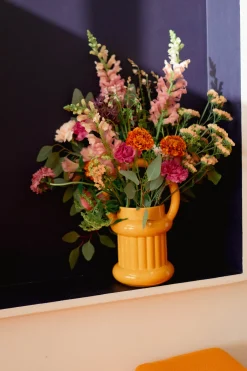 VASE OLIVER YELLOW