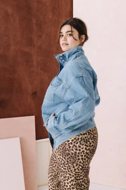 VESTE MAX LIGHT BLUE
