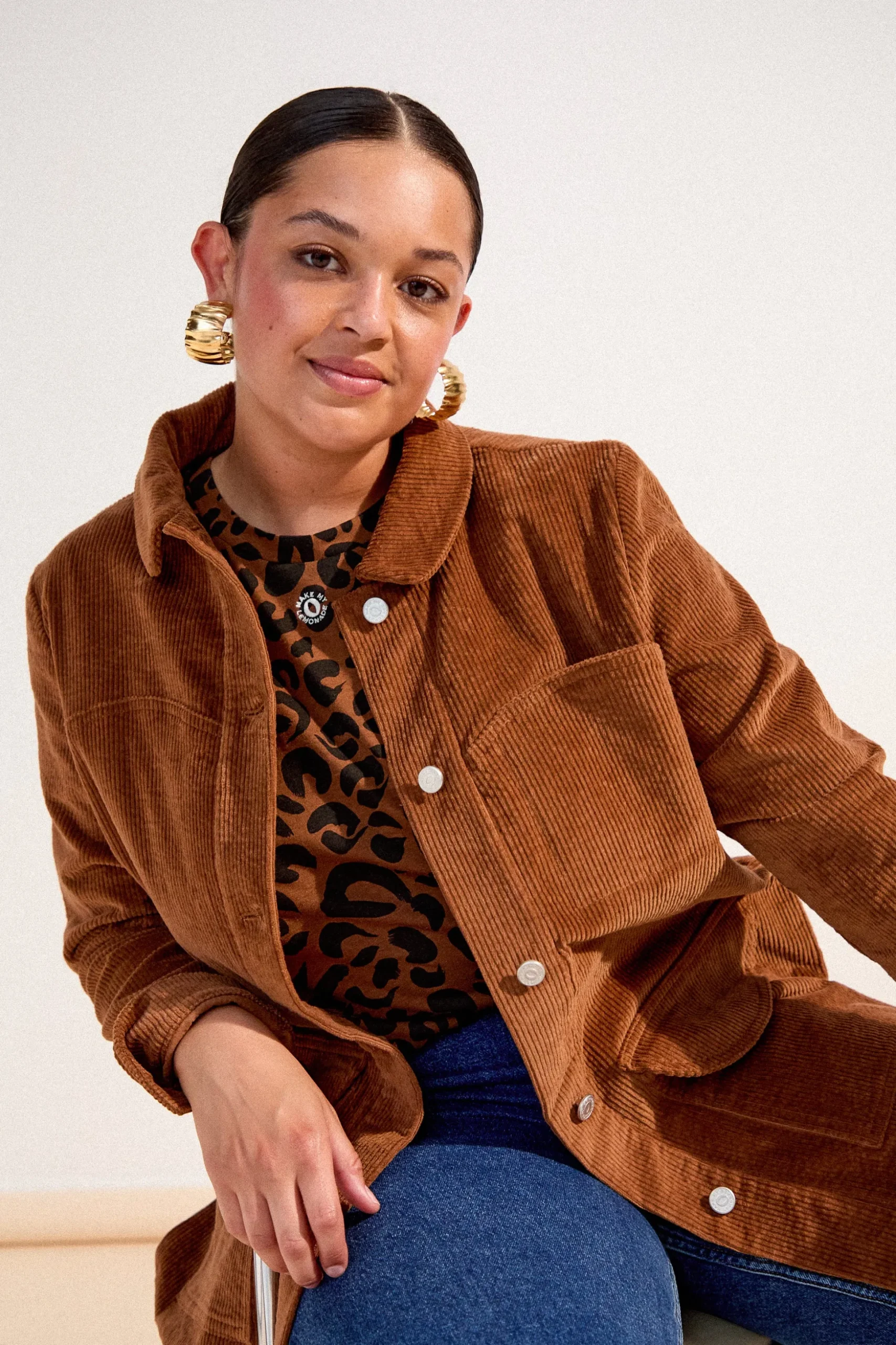 VESTE NINO VELOURS MACCHIATO